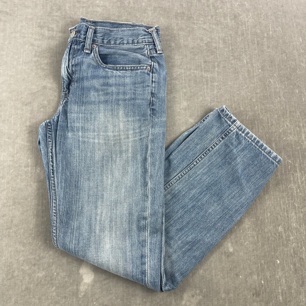 Levi 514 Mens 29x30 Blue Jeans Straight Leg Medium Wash Denim